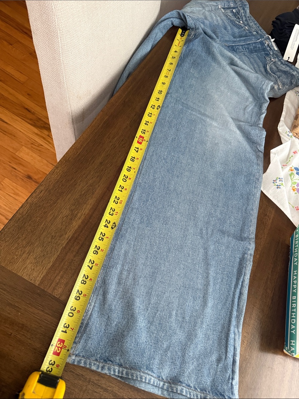 NWT rag & bone Sophie Wide-Leg Miramar terry Raily Jeans 25 - Picture 9 of 10